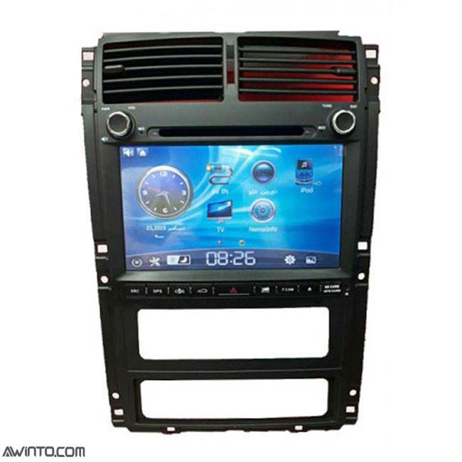 پخش فابریک 10 اینچ خودرو و مانیتور ماشین پژو پارس Car fabric player and monitor